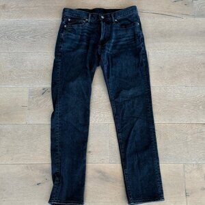 Abercrombie Fitch 31x30 Men's Stretch Skinny Black Jeans Denim